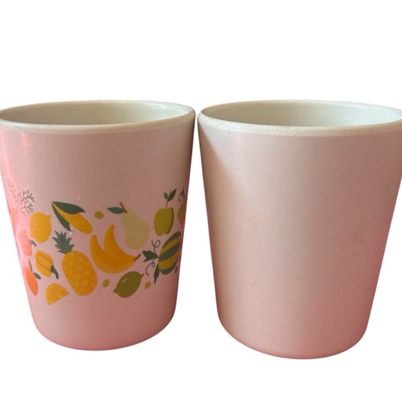 Pillowfort Unicorn and Fruits Kids Set of 2 Small BPA Free - Picture 2 of 4